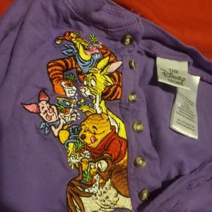 Purple vintage Winnie the Pooh long sleeve shirt